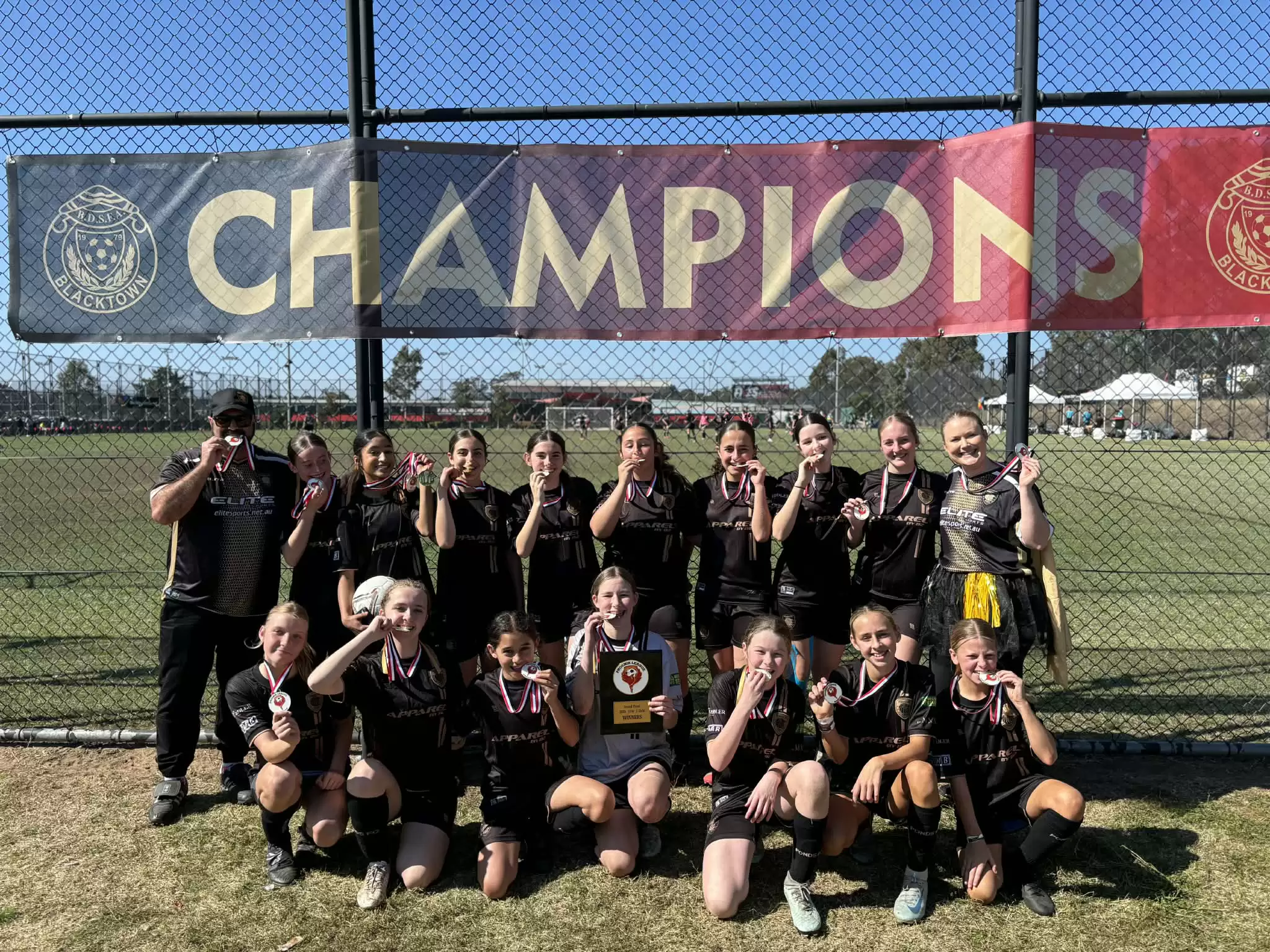 2025 - Under 14 Girls Div 2 - Finals Winners